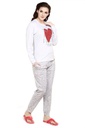 evolove Prism Pink Round Neck Watermelon print Women's (Pajama set), (Prism Pink &amp; Cameo Green)