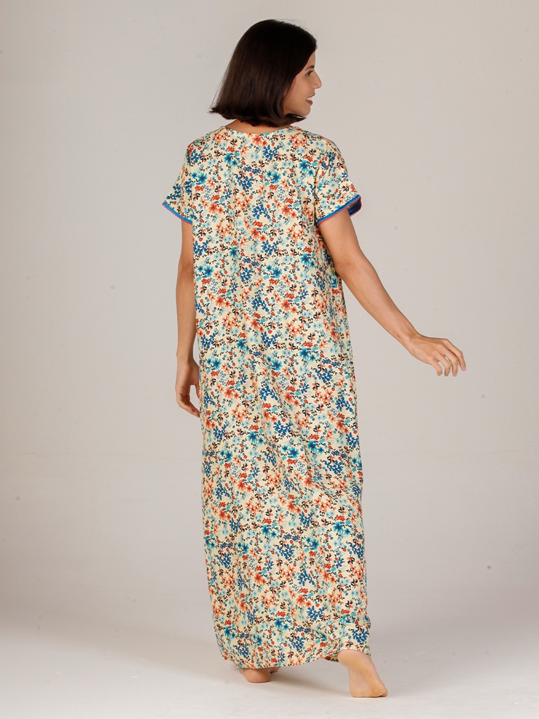 Long Night Gown Rayon 