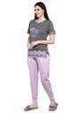 evolove Prism Pink Round Neck Watermelon print Women's (Pajama set), (Prism Pink &amp; Cameo Green)