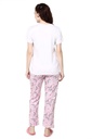 evolove Prism Pink Round Neck Watermelon print Women's (Pajama set), (Prism Pink &amp; Cameo Green)