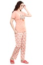 evolove Women's Hosiery Cotton Printed Pajama set (nightsuit set)  of any design (Pyjama Set