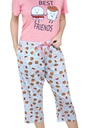 evolove Women's Hosiery Cotton Printed Pajama set (nightsuit set)  of any design (Pyjama Set