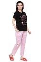 evolove Women's Hosiery Cotton Printed Pajama set (nightsuit set)  of any design (Pyjama Set