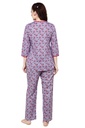 evolove Women's Hosiery Cotton Printed Pajama set (nightsuit set)  of any design (Pyjama Set