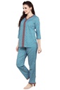 evolove Women's Hosiery Cotton Printed Pajama set (nightsuit set)  of any design (Pyjama Set