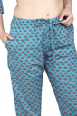 evolove Women's Hosiery Cotton Printed Pajama set (nightsuit set)  of any design (Pyjama Set