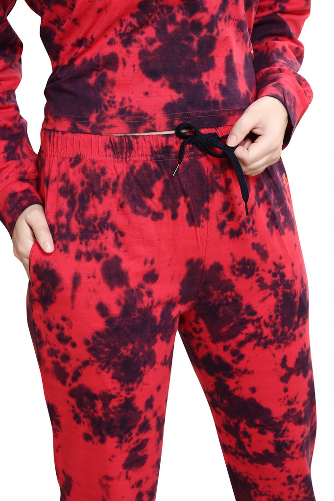 Evolove Regular Fit Cotton Track Suit for Women