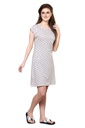 evolove Women's Printed Knitted Short nighty (Nightgown) 