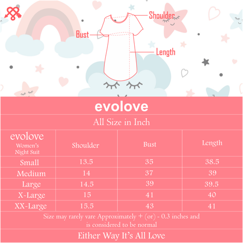 evolove Women's Knitted Midnight sack Print crop top &amp; Plain Pajama Night suit (Pajama Set)  