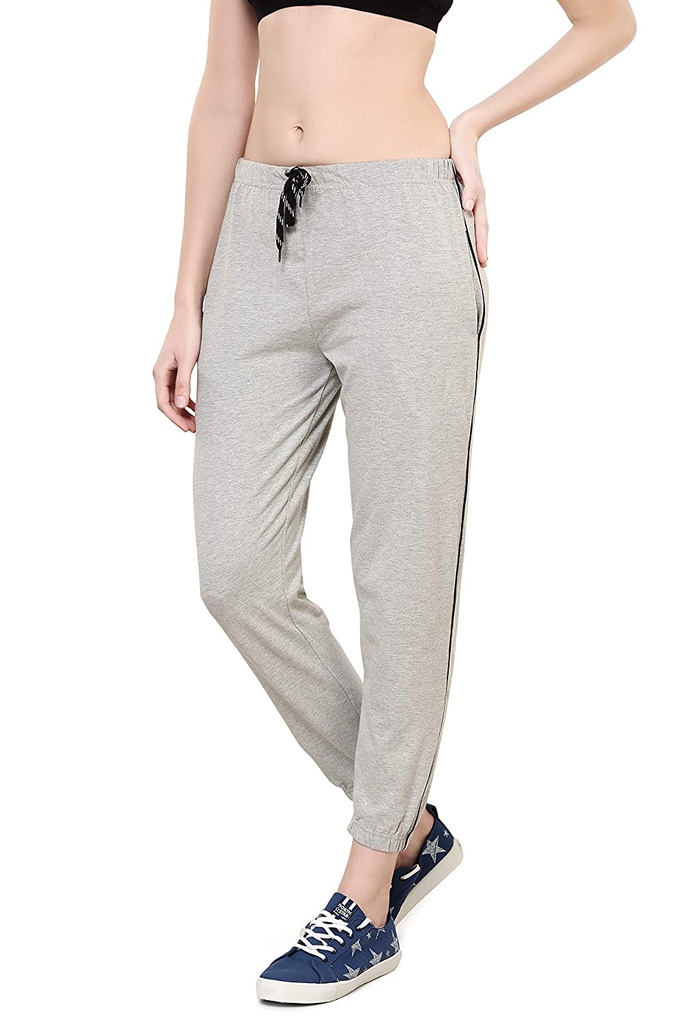 evolove Women's Jogger Stretchable Casual Trousers Ladies/Girls