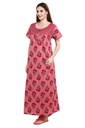 Long Night Gown Cotton Maternity