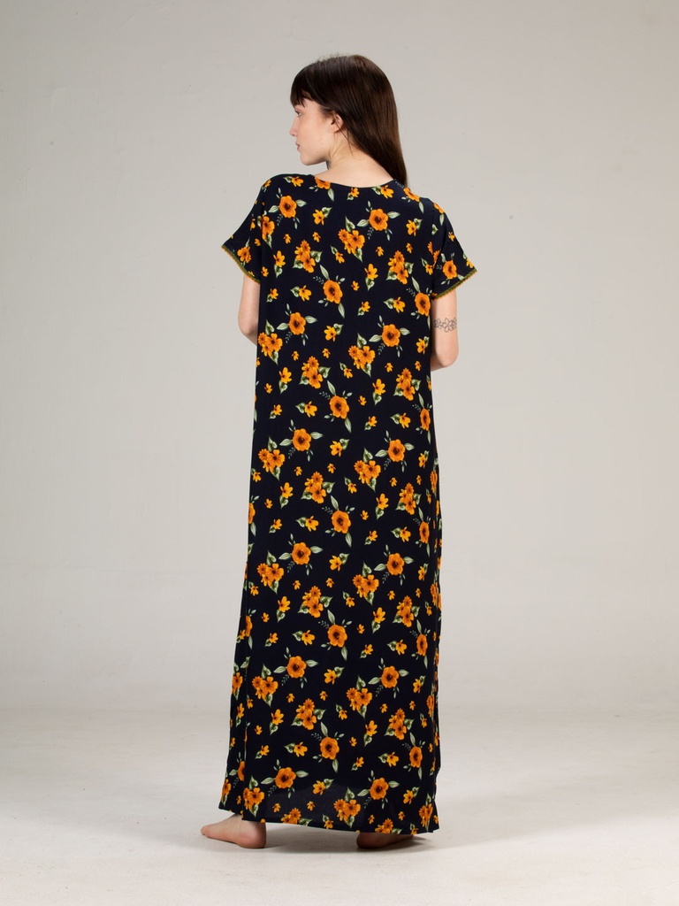 Long Night Gown Rayon 