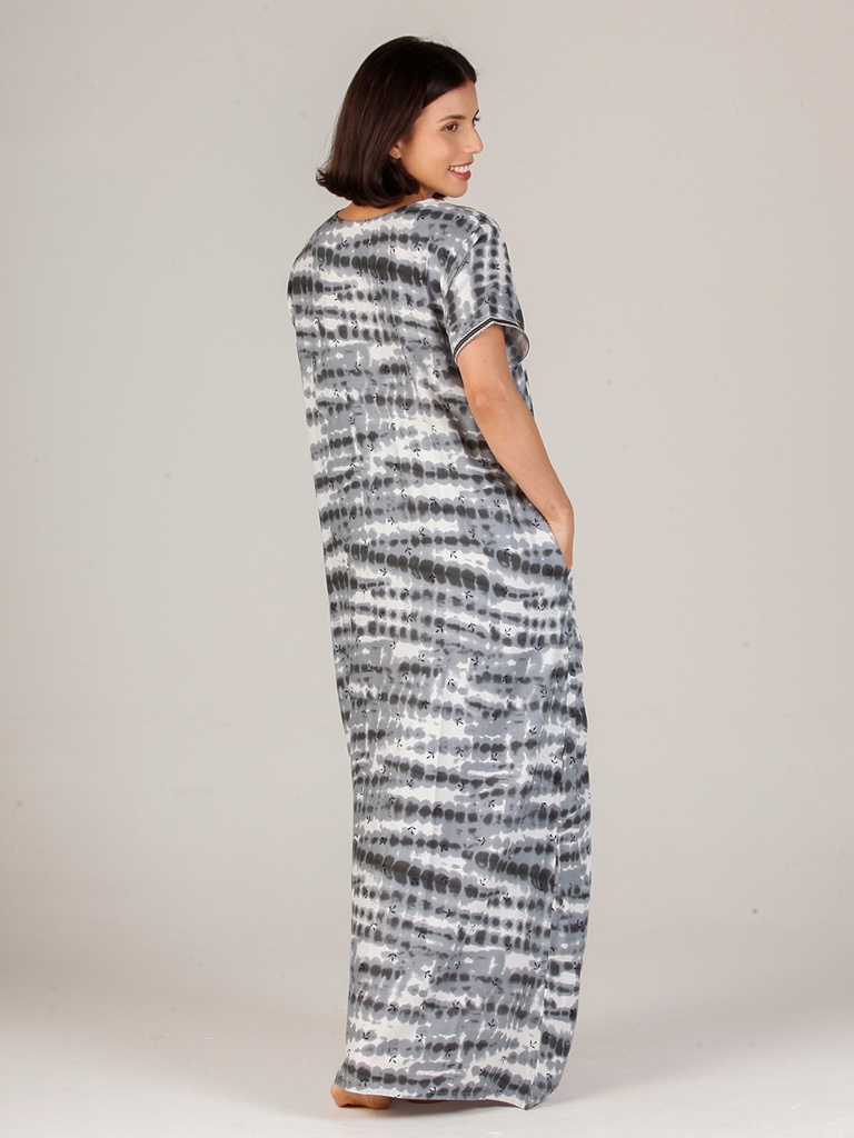 Long Night Gown Rayon EMB 