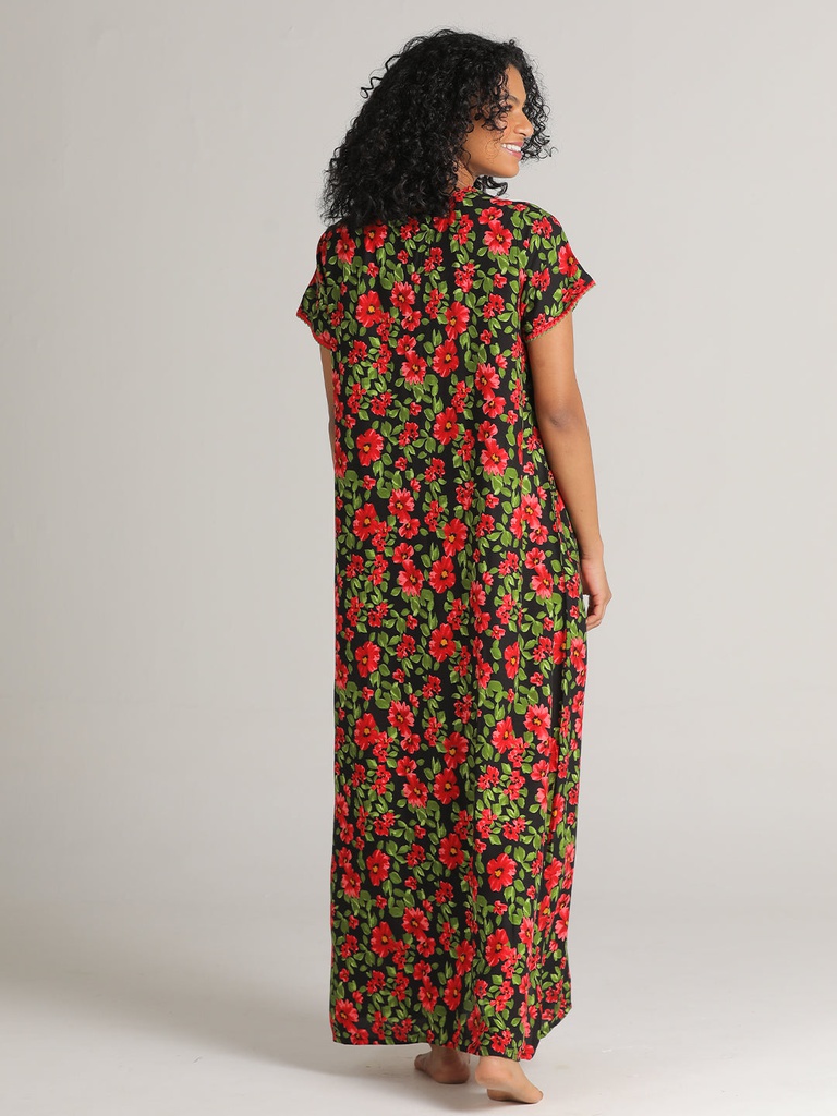 Rayon Long Night Gown