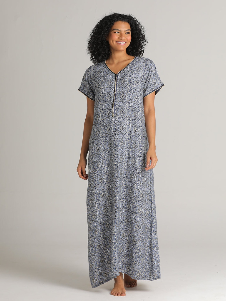 Long Night Gown Rayon 