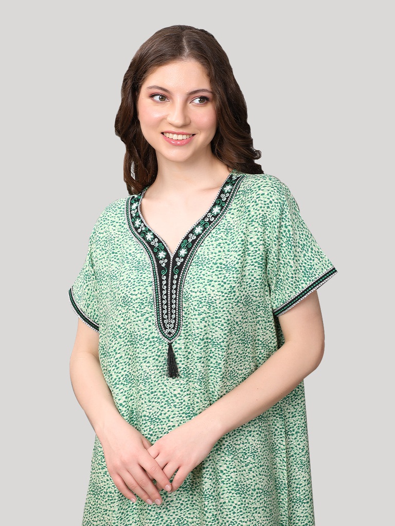 Long Night Gown Rayon 