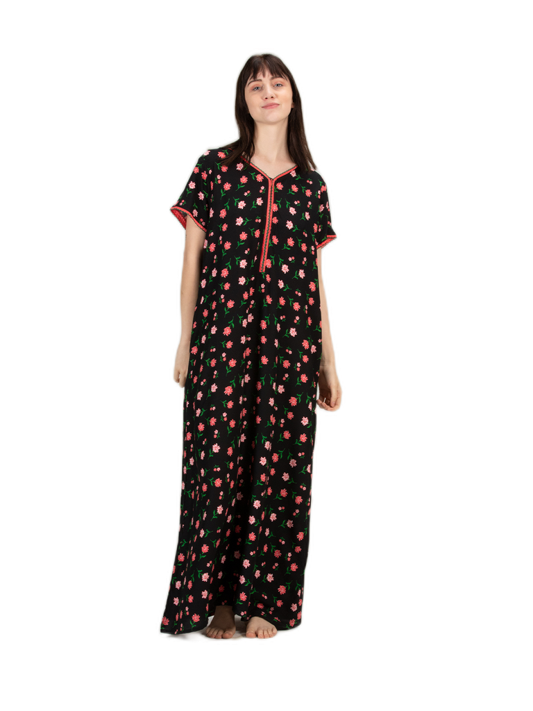 Long Night Gown Rayon 