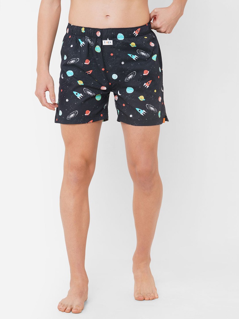 Men's SPACE AGE edit super light comfy most freaky prints Boxer shorts #staycoolallday (Space print,100% cotton, super fit for next lavel comfort, 100% Guarantee that you will love it, wear it all day)